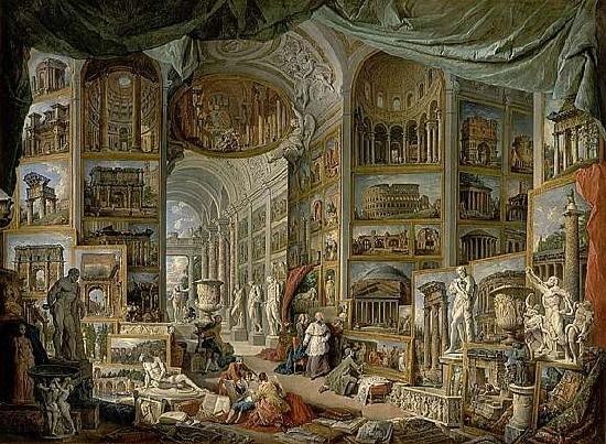 Giovanni Paolo Pannini Views of Ancient Rome Spain oil painting art